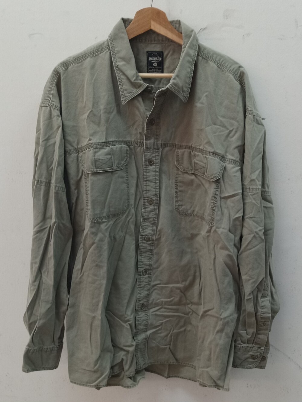 RedHead Men's Light Gray Shirt Jacket 2XL